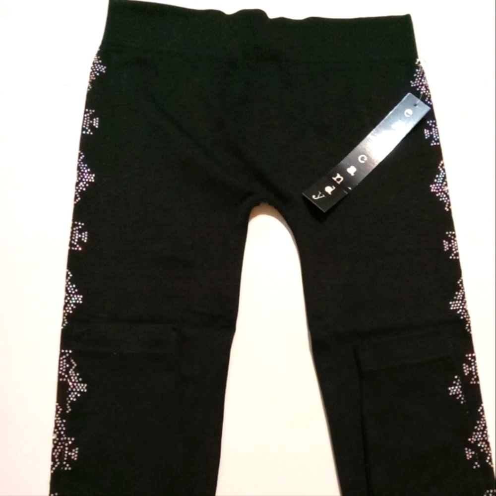 Eye Candy rhinestones Leggings Woman S/m